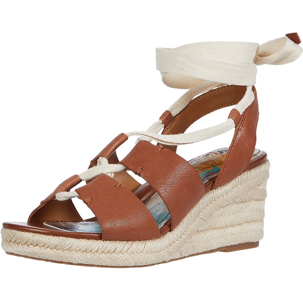 Patricia Nash RIVA leather wedge sandal